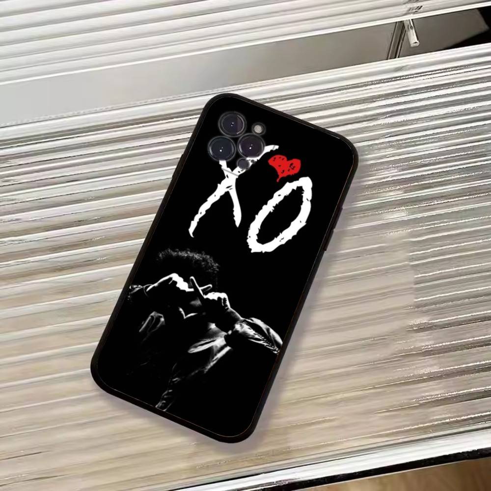 Чехол для телефона T-THE Weekend Singer для iPhone 17,16,15,14,13,12,11 Plus,Pro Max,XS, Мягкий силиконовый черный чехол