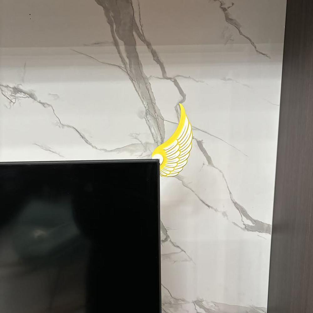 DIY Крылья для монитора Декоративные украшения для игровой комнаты Одна пара Милые крылья Креативные декоративные украшения Подарки для девушки