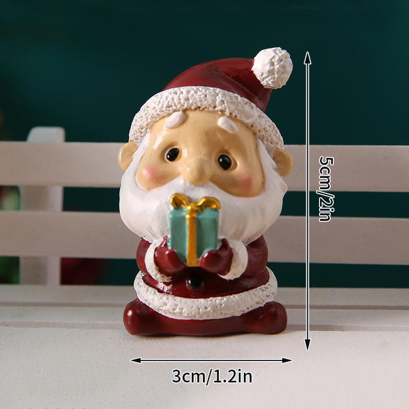 Christmas Decorations Desk Accessories Cute Santa Claus Christmas Tree Ornaments Party Photo Props Christmas Figures