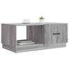 Coffee Table Grey Sonoma 90 x 50 x 37 cm Particleboard