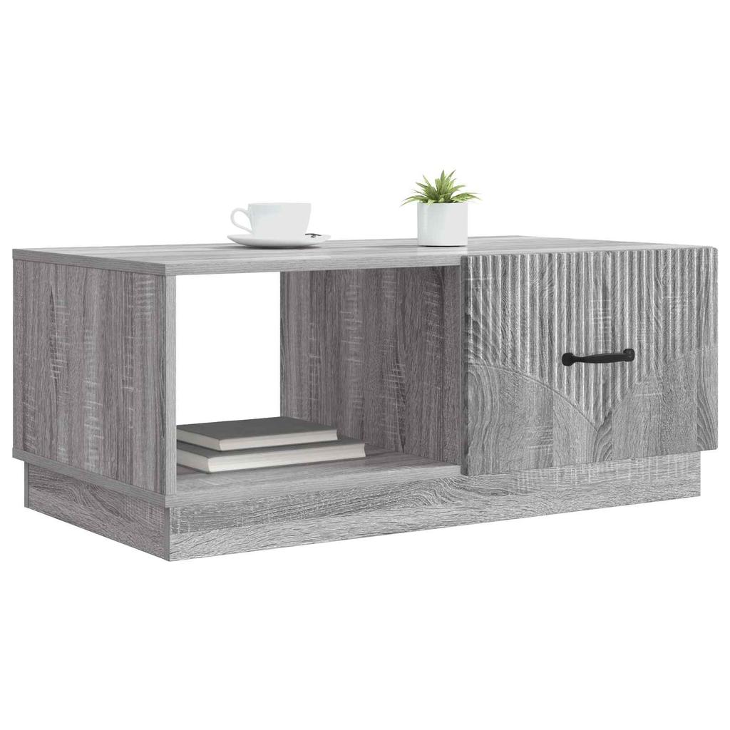 Coffee Table Grey Sonoma 90 x 50 x 37 cm Particleboard