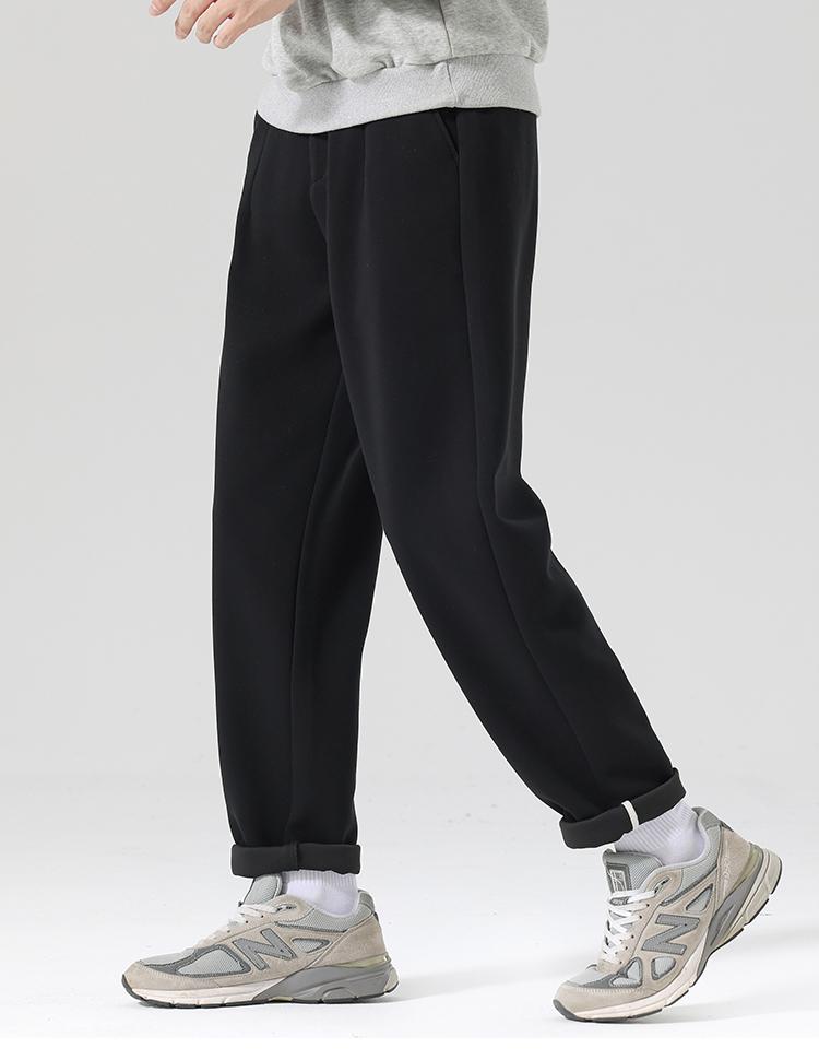 320g Combed Cotton Casual Long Pants for Men