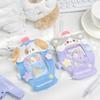 1 Piece Cute Cartoon ID Card Holder for Student Plush Lovely Animal Kpop Idol Photocard Cover Case Retractable Card Protector