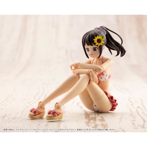 Kotobukiya (KOTOBUKIYA) Sousai Shojo Teien Customized Face & Decal Set Vol. 7 [Raghono Erika Design for Madoka Yuki B] Approximately 18mm Tall 1/10 Sc