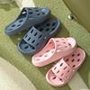 There Are Holes In the Bathroom, Leaking Slippers, Quick-drying Home Non-slip and Deodorant Home Couple Summer Hotel Lightweight Cool Slippers