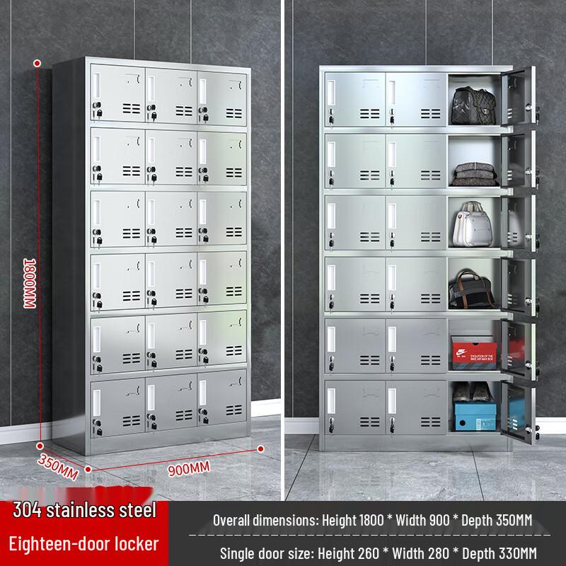 WEZHO Stainless Steel 24-Door Locker
