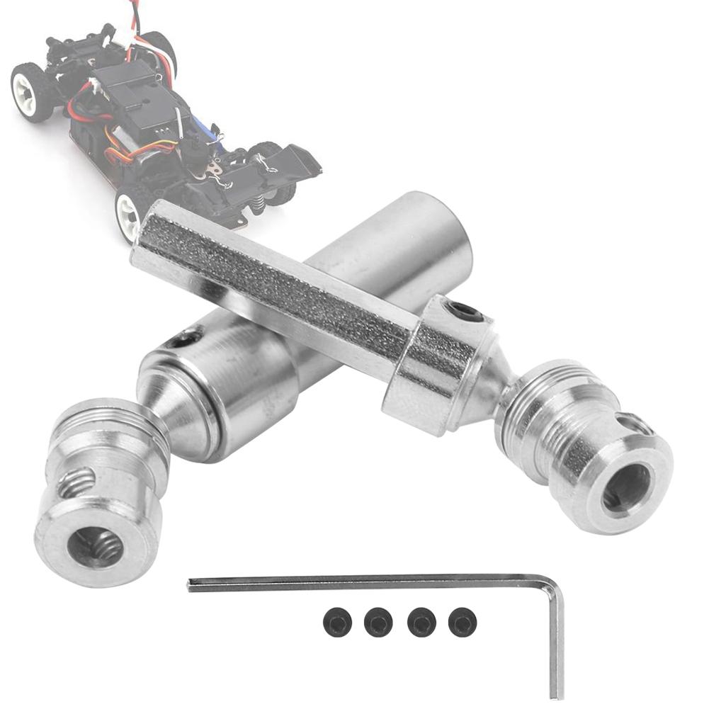 Metal CVD Rear Drive Shaft Spare Parts Fit for WLtoys 12428 12423 1 12 RC CarSilver