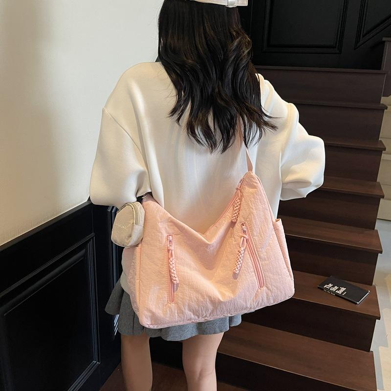 Сумка кроссбоди, Сумка большой вместимости, Сумка-пельмень для поездок на работу, Водонепроницаемая и простая одноплечевая сумка