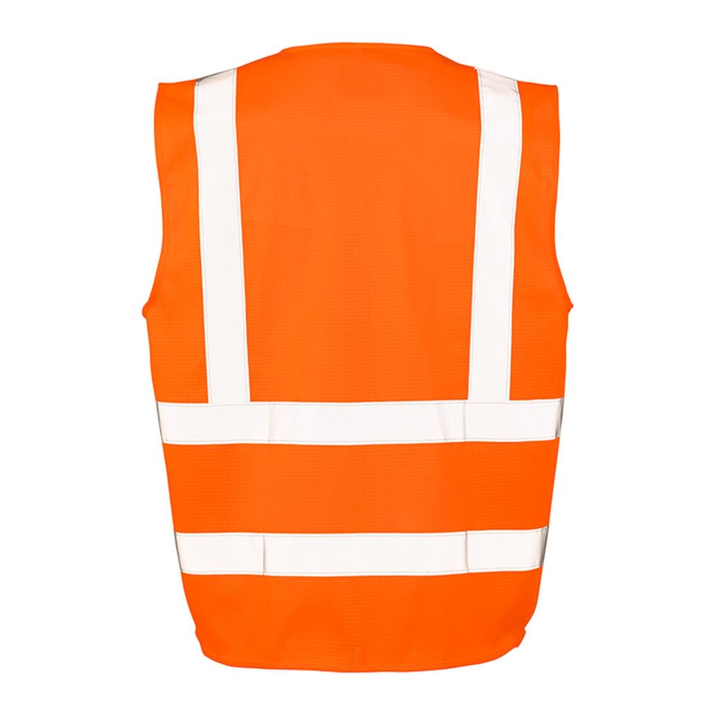 SAFE-GUARD by Result Unisex Adult Executive Cool Mesh Safety Hi-Vis Vest