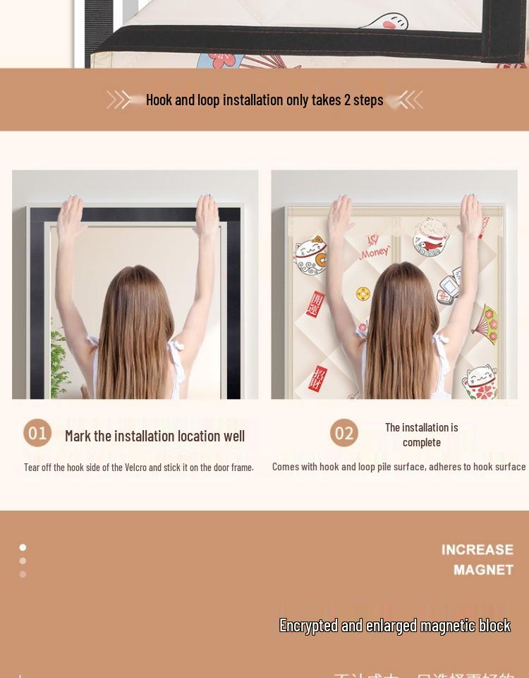 Утепленная магнитная штора на дверь: Зимний ветрозащитный и самоклеящийся