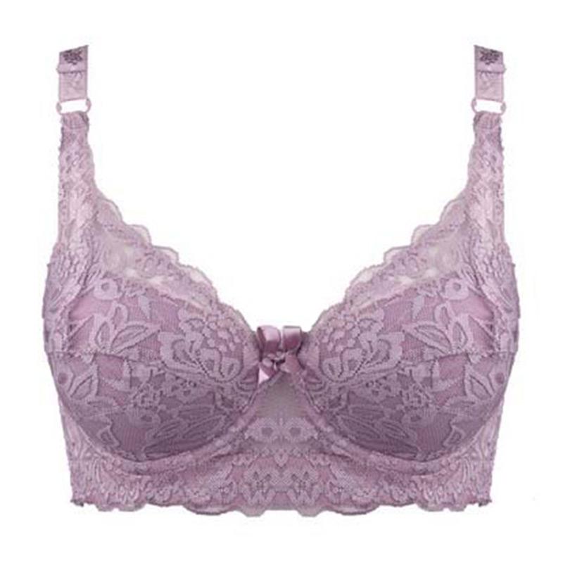 Женское нижнее белье, маленький бюстгальтер больших размеров, регулируемый кружевной бюстгальтер без косточек, женский бюстгальтер, нагрудник, BCD, кружевные бюстгальтеры большого размера
