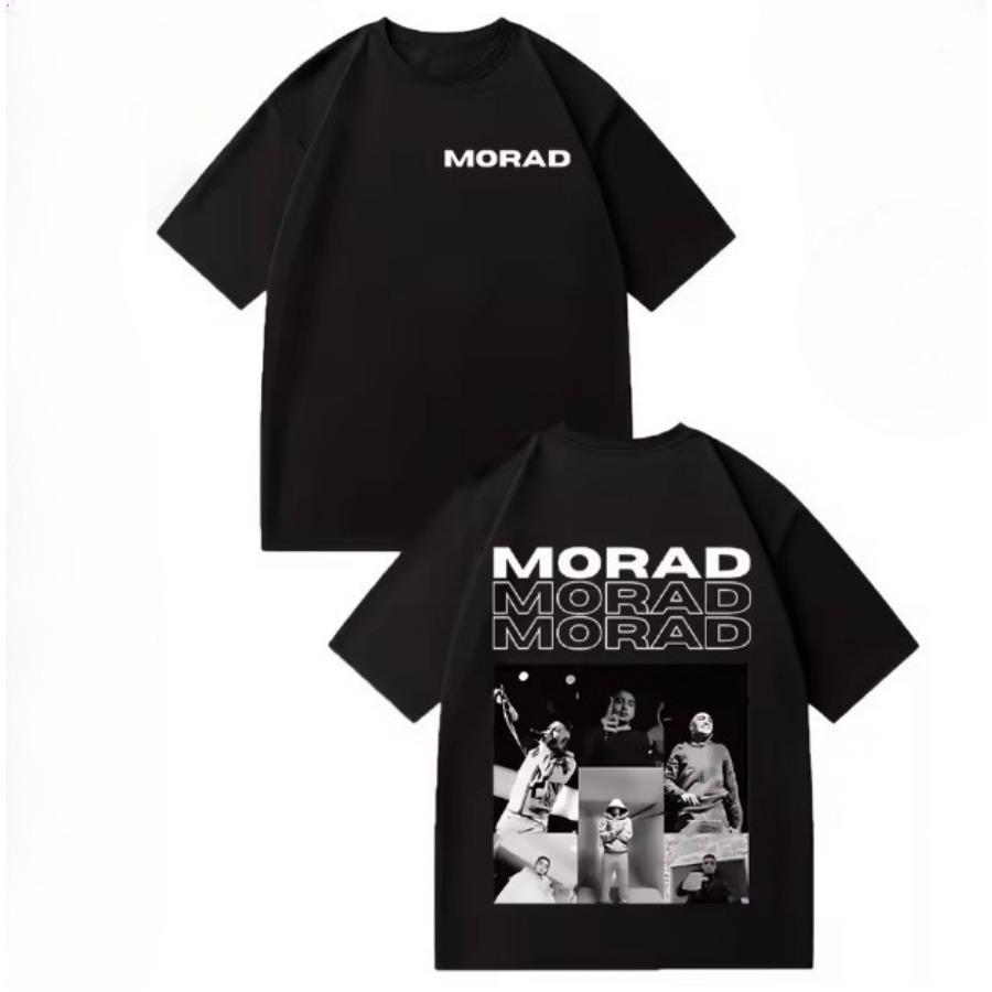 Rapper Morad Mdlr Tour Merch Short Sleeve T Shirt Unisex Unisex Harajuku Tops Vintage Aesthetic Graphics Tshirt Cotton Tees