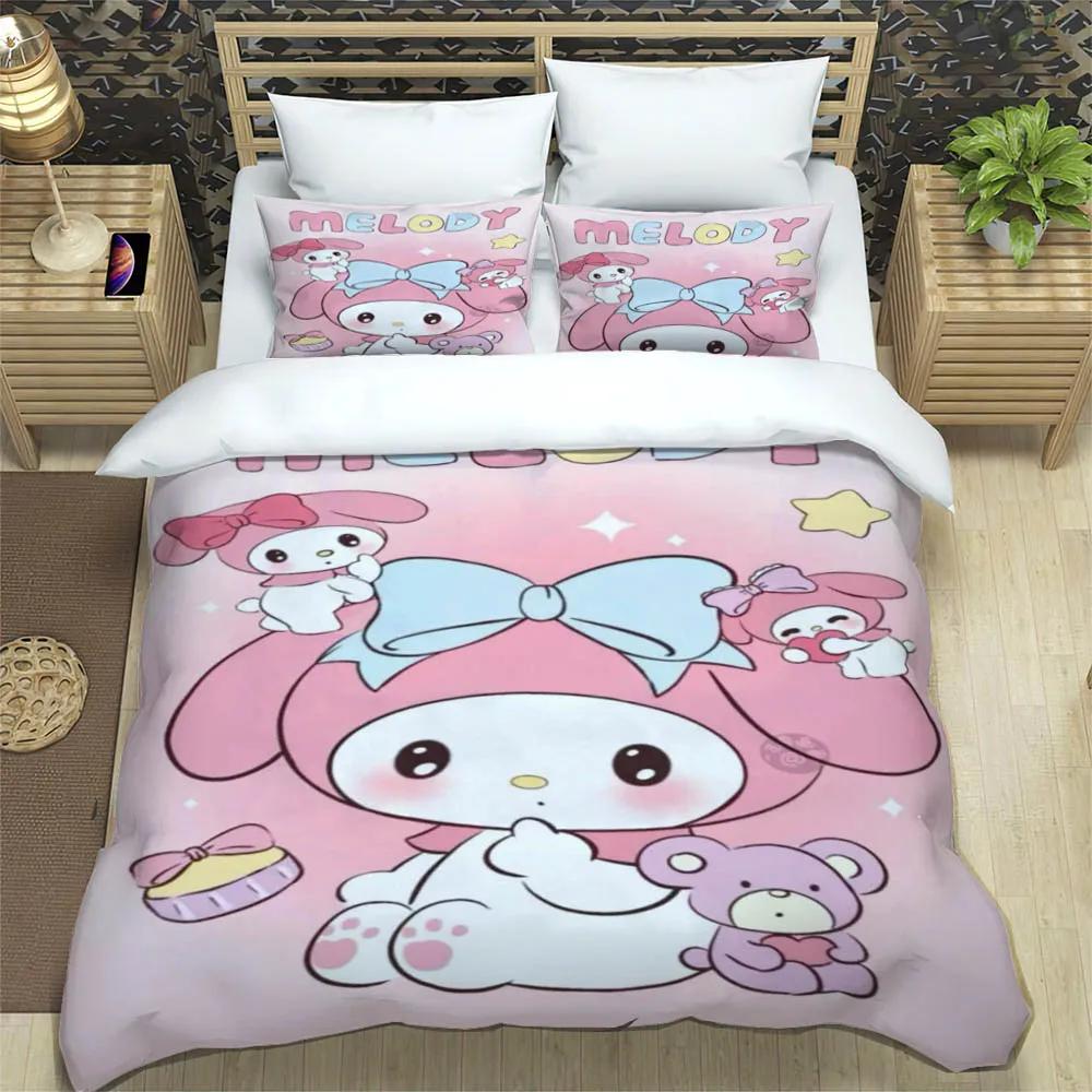 Милый комплект постельного белья My Melody изысканная наволочка Детский пододеяльник комплект одеяла постельное белье роскошный подарок на день рождения