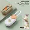 Steamy Щетка для собак Электрический спрей Щетка для кошачьей шерсти 3 в 1 Щетка-пароварка для собак для массажа Уход за домашними животными Удаление запутанных и распущенных волос