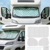 Rv Interior Sunshade Internal Thermal Blinds - 7 Layers Cover Windscreen Fiat Ducato 2006 - 2022