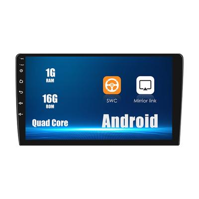 9-дюймовый универсальный автомобильный радиоприемник с Android-устройством 2Din, стерео мультимедийный плеер, головное устройство с GPS-дисплеем