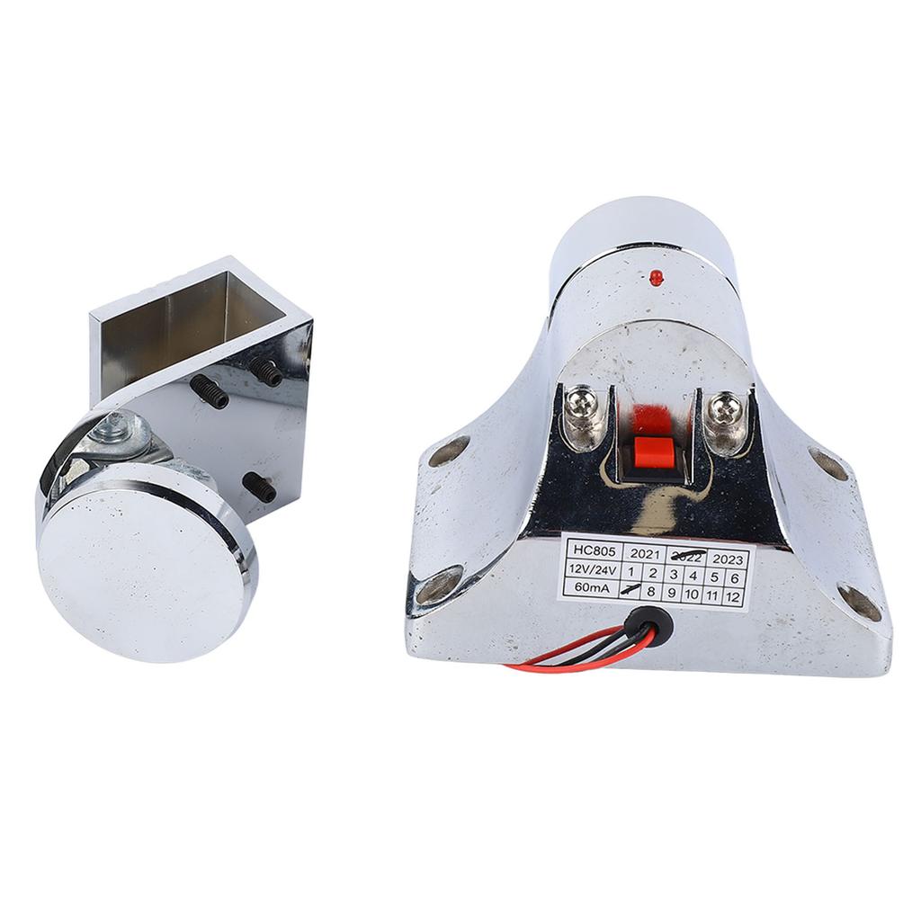 Магнитный упор для стеклянной двери 132.3LB Force алюминиевый сплав 12V 24V для безрамной стеклянной двери