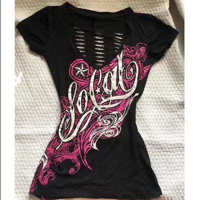 Черная буква Goth Сексуальная готическая графическая футболка Винтажная женская одежда 90-х годов Укороченный топ Y2k Уличная одежда Футболки Субкультура Футболки Панк