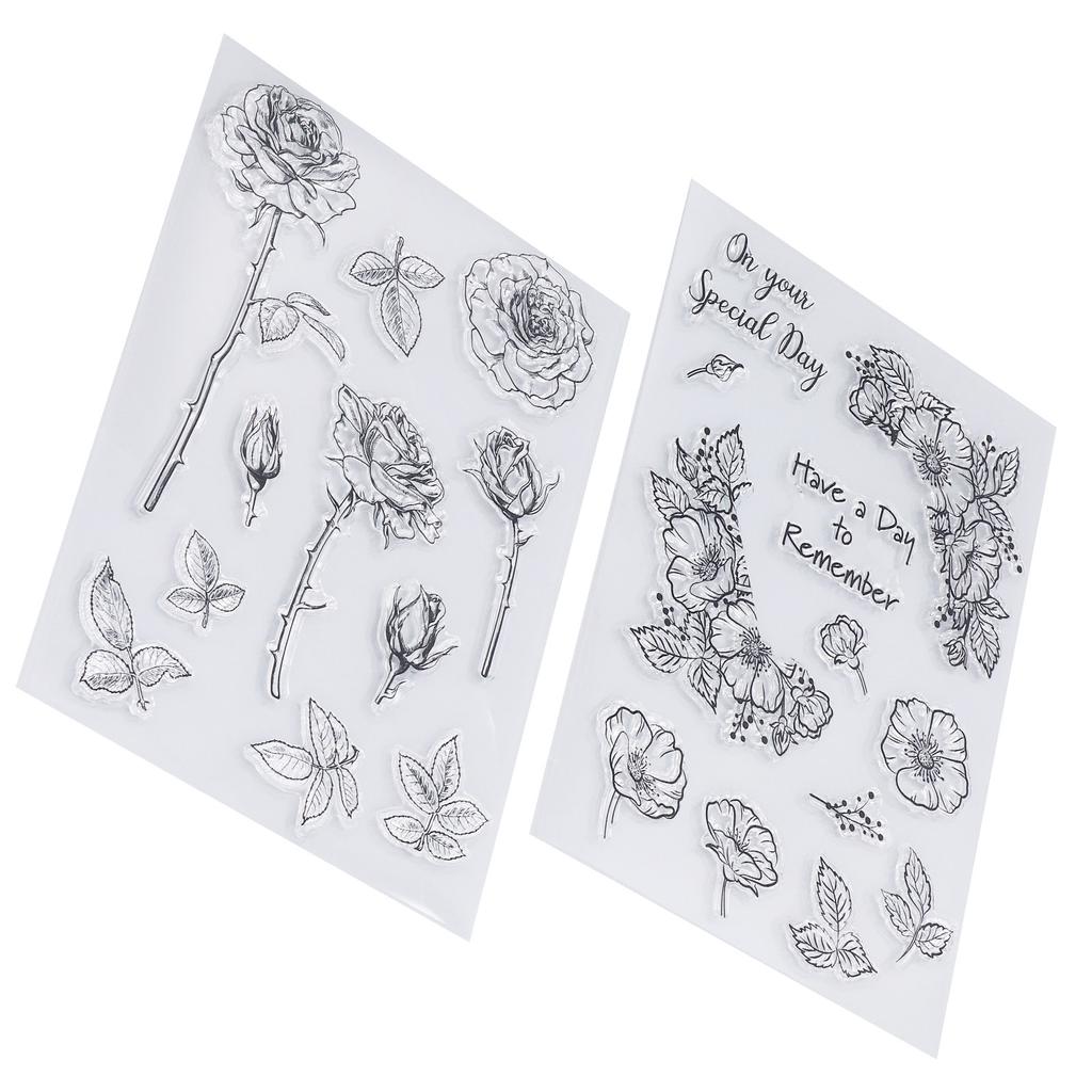 2 шт. Прозрачные штампы, безопасные многоразовые, интересные декоративные принадлежности для поделок для Invi