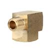 Solid Tee Brass Pipe Fitting 1000 PSI 18in NPt Male Thread AntiCorrosion for Automobile