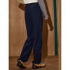 Coolhut Navy Blue American Retro Loose and Versatile 2026 Spring Casual Pants for Women