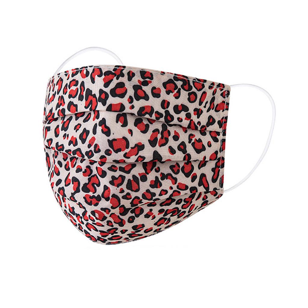 Взрослые женщины леопардовый моющийся Safet Haze маска для лица
