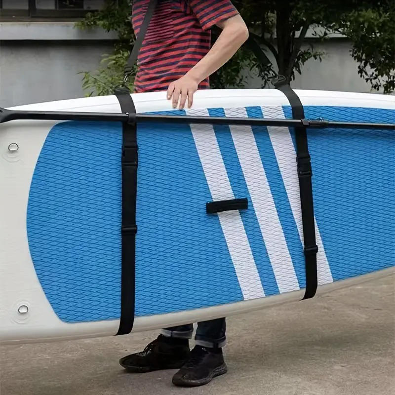 1 комплект ремня для переноски серфборда, регулируемый ремень для переноски серфборда, прочный плечевой слинг для паддлбордов, надежная и портативная конструкция, ремни