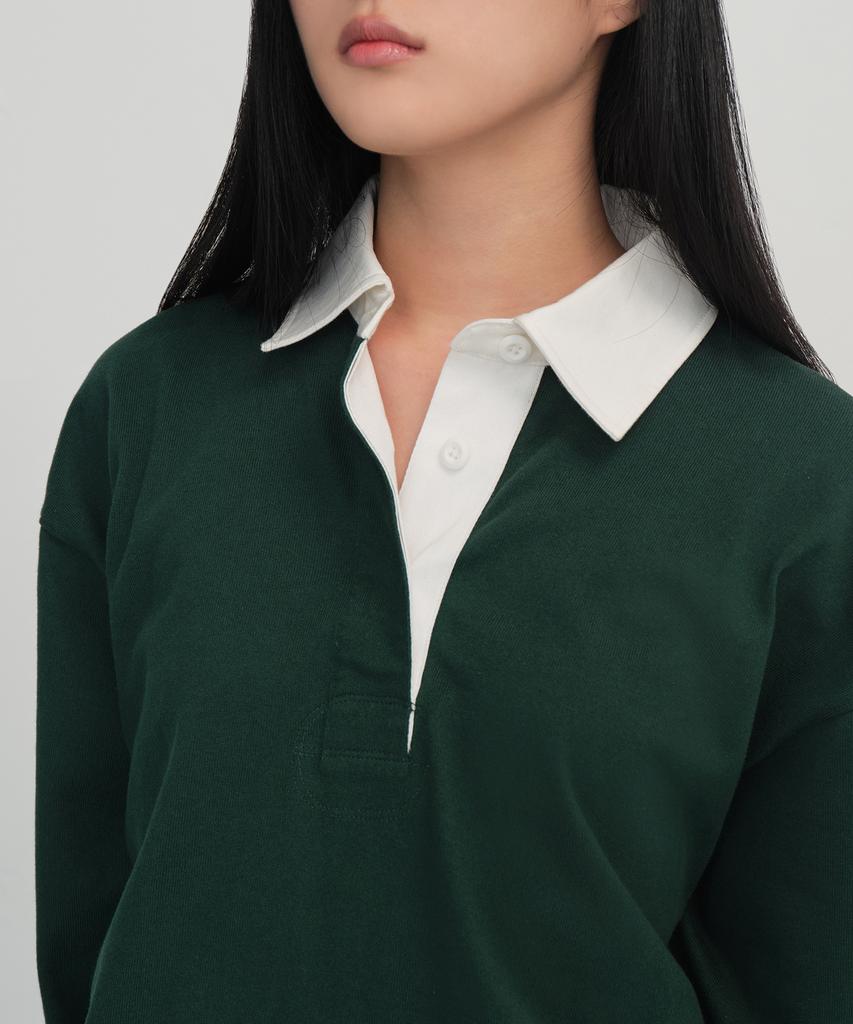 Musinsa Standard Woman Women'S Oversized Rugby Dress [Green]