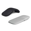 Bluetooth Foldable Wireless Ergonomic Arc Touch Computer Mouse Silent PC Mouse J-ouuo (Black)