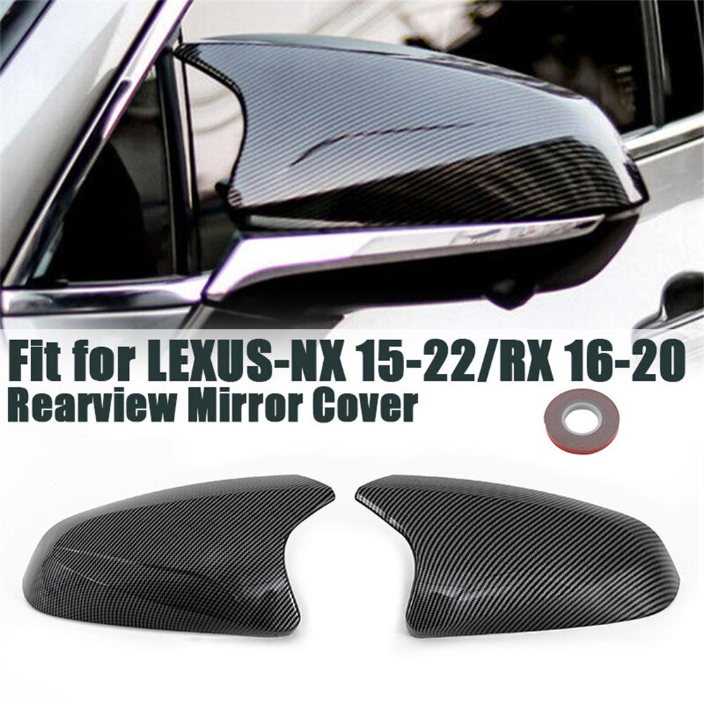 Накладка на боковое зеркало под карбон для Lexus NX RX NX250 RX350 RZ300e 2015-2024