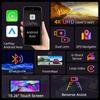 10,26-дюймовый автомобильный видеорегистратор 4K-камера Беспроводная Carplay Android auto Ai-экран Приборная панель Видеорегистратор Двойной объектив GPS-навигация Видеорегистратор AUX