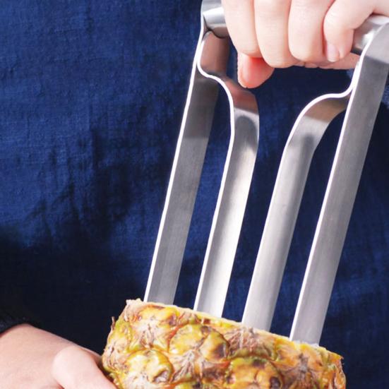 Pineapple Corer Stainless Steel Pineapple Cutter Easy-to-Use Handheld Fruit Core Remover Tool Home Supply