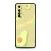 Cute Avocado Soft TPU For Realme 13 12 11 10 9 Pro Plus GT3 GT2 C21 C25 C35 C53 C55 C67 Pro 5G Phone Case Cover Fundas Capas Bag