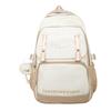 Schoolbag Korean large-capacity student backpack junior high school students contrasting colors niche design trend casual versatile schoolbag women