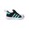 Adidas Superstar 360 I Black Aqua Детские кроссовки Core-Black Flash-Aqua Footwear-White IF5915
