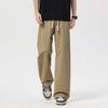 VUUG Men's Pure Cotton Loose Straight Leg Cargo Pants
