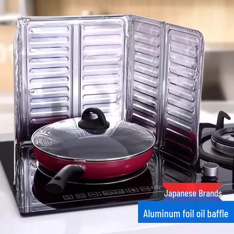 Кухонный экран от брызг масла из алюминиевой фольги, 3 шт.