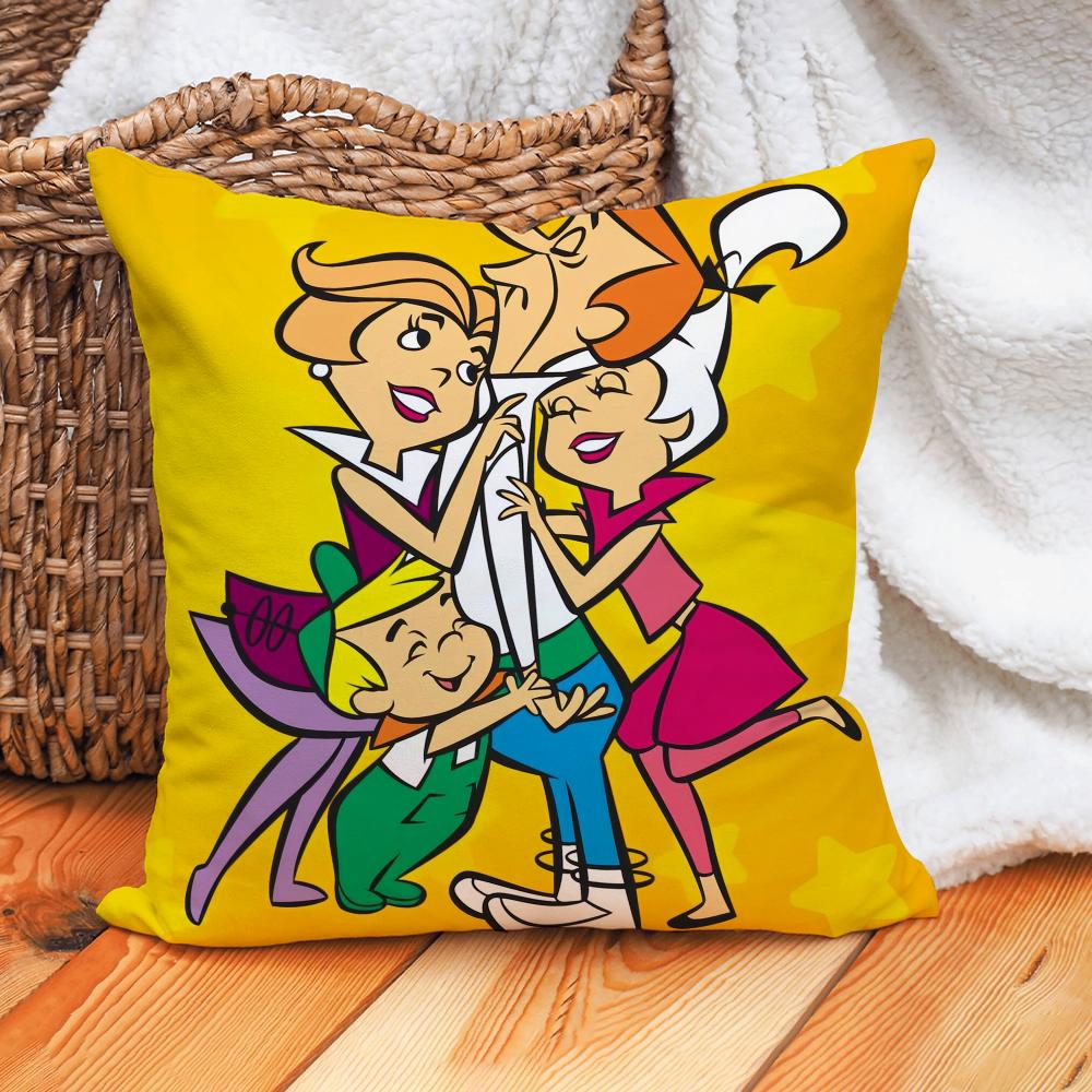 Мультяшная Наволочка The J-Jetsons Чехол для Домашней Подушки Подходит для Офиса Дивана Машины Подходит для Всех Сезонов