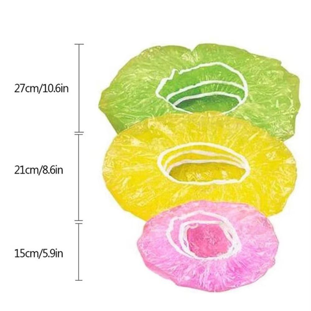 60Pcs Clear Food Storage Covers Disposable Wrap Bowl Covers Durable Dish Plate Covers Household