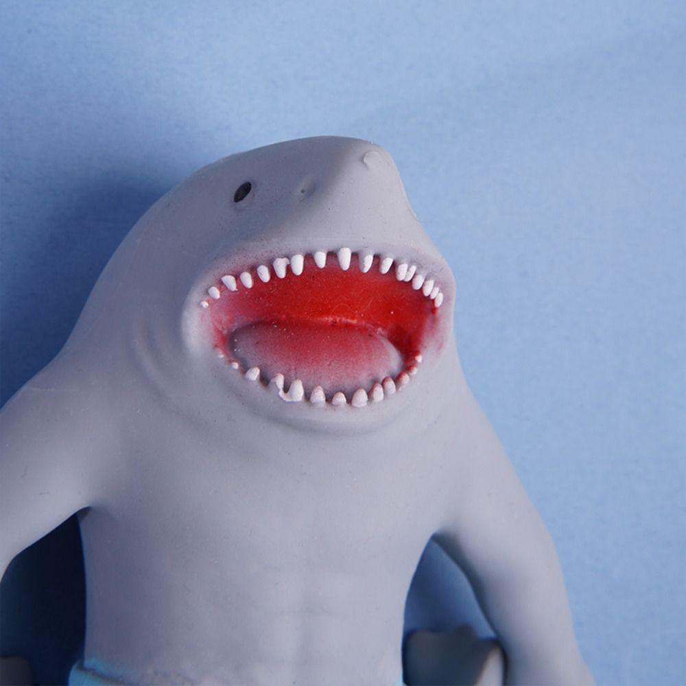 Kneading Shark Fidgeting Toys Slow Rebound Sharkman Relax Toys Shark Squeeze Toy  Children Adult