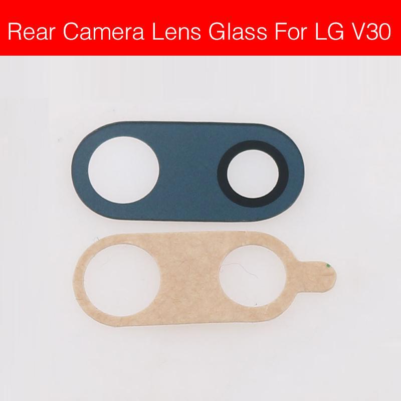 Стеклянный объектив задней камеры для LG V10 Q6 G4 G5 G6 G7 V20 V30 V40 с заменой клейкой наклейки