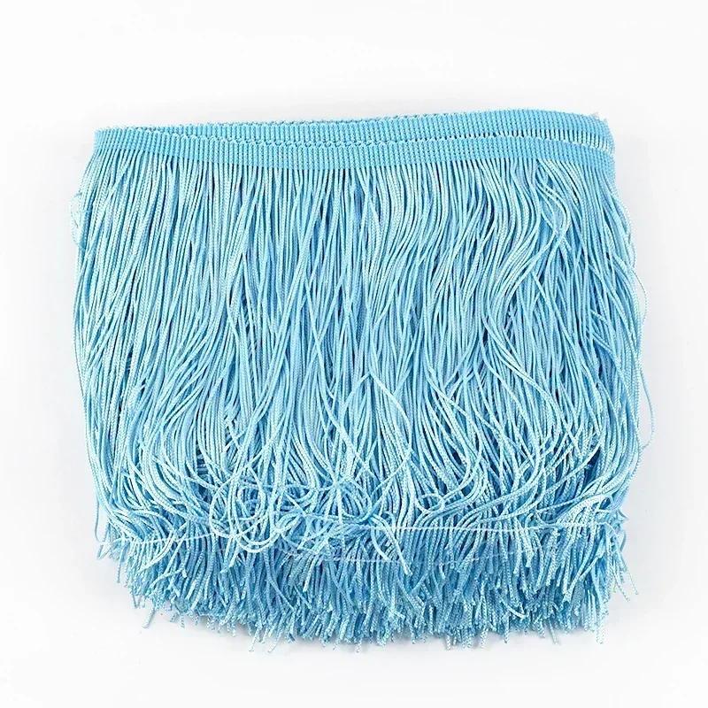 5М Meetee Полиэстеровая бахрома с кисточками 10-30см Кружевная отделка Лента для платья Занавеска Декоративные ленты Бахрома Ткань Швейная фурнитура