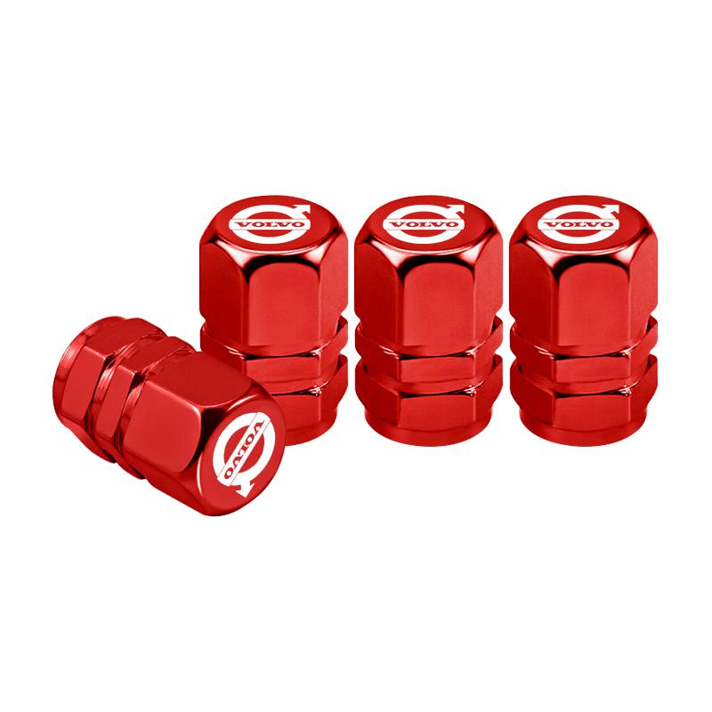 4Pcs Car Wheel Tire Air Valve Caps Stem Cover Accessories For Volvo XC90 V90 V60 XC60 V40 EC40 EX40 S80 S60 S90 C40 XC40 V70 XC7