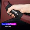 rucjh0 Car Door Inner Handle Protective Suede Anti-Wear Sleeve Decor For OPEL Mokka Corsa Meriva Zafira Astra J H G Vectra Antara