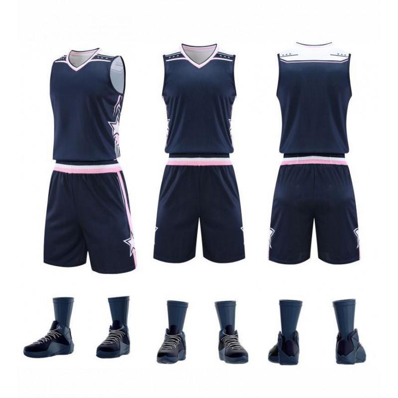 Quick-Dry Basketball Jersey Set Men Women Teens Sports Training Performance Wear