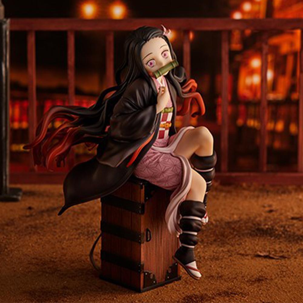 15см Камадо Незуко Клинок Рассекающий Демонов Kimetsu No Yaiba Фигурка Аниме Настольный Гольф Модель Игрушка Подарок Коллекция Украшения Произведение Искусства ПВХ