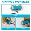 Key Ring Chain Pocket Knife 7-in-1 Multi Function Tool Stainless Steel Bicycle Repair Tool with Saw and Screwdriver