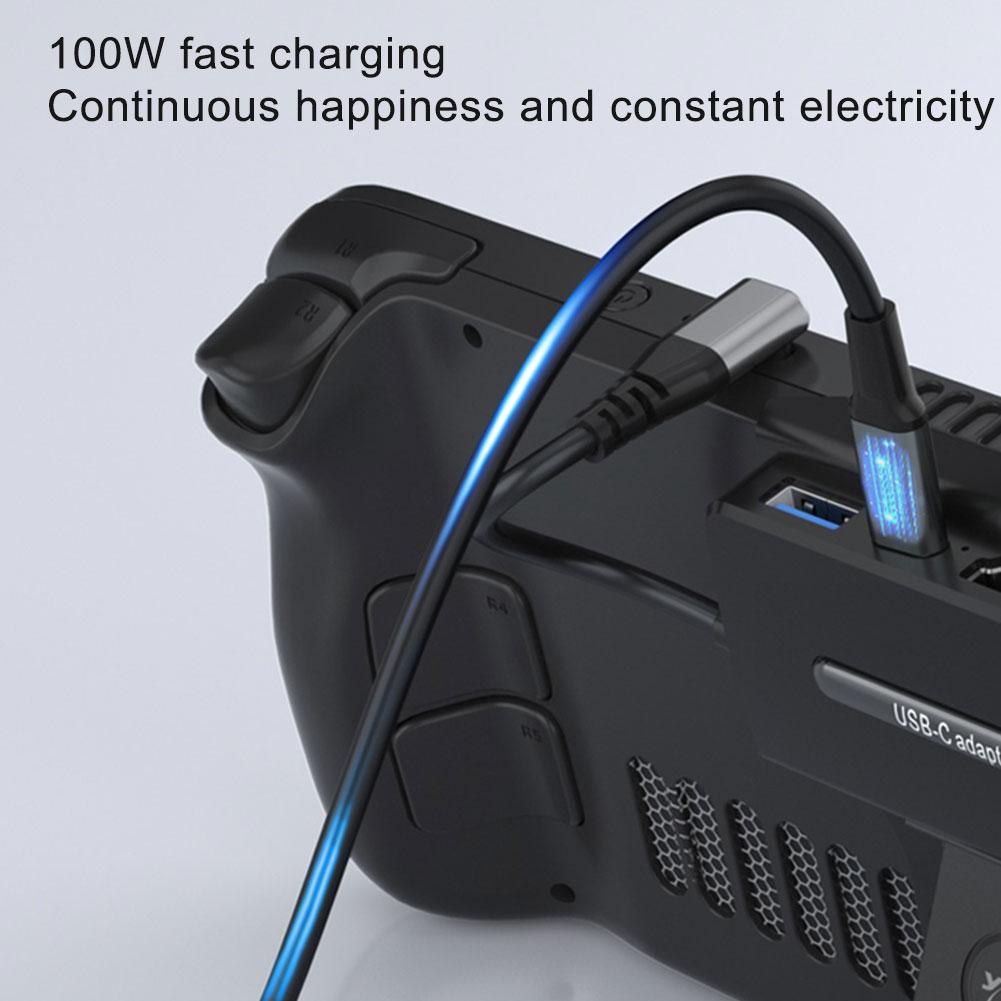 Steam Deck Docking Station Base Stand Hub Transform Dock, USB RJ45 Ally ROG Steam Console Oled I0H0