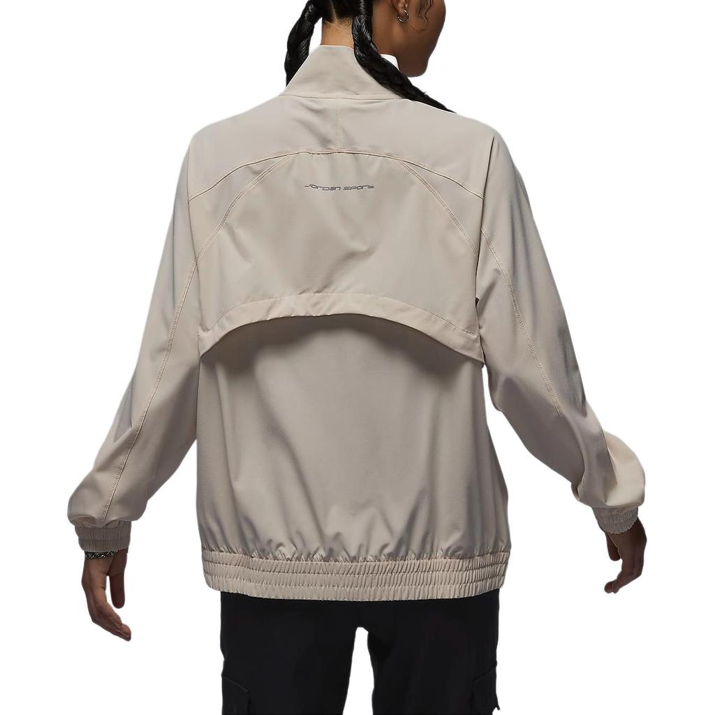 Jordan Dri-FIT Sport Дышащая быстросохнущая однотонная повседневная спортивная куртка на молнии для женщин Куртки Legendary-Light-Brown FN5144203
