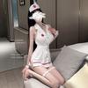 Sex Underwear Black and White Small Nurse Cosplay Clothing Large Size Bracelet Seduction Small Chest Hot Suit Women
